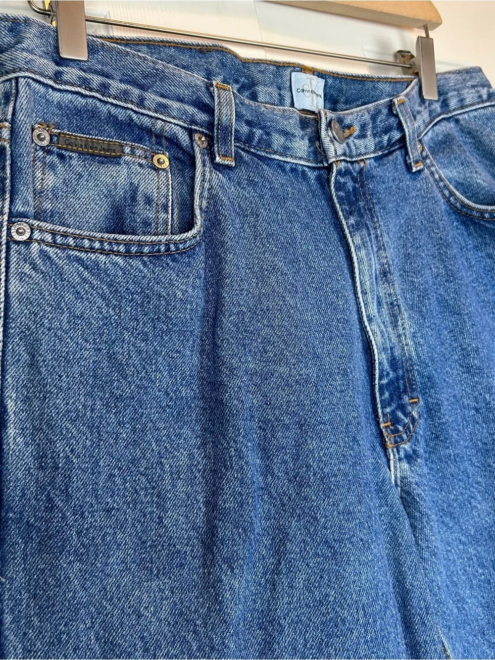 Vintage 90s Calvin Klein Stonewash Straight Leg Jeans